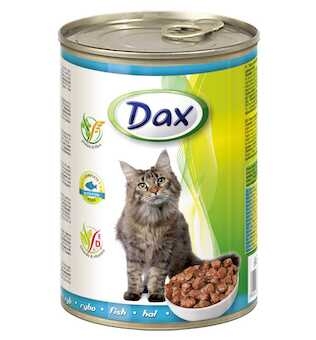 Dax Cat kousky rybí, konzerva 415 g