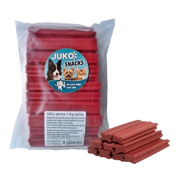 Deli sticks Hovězí JUKO Snacks 1 kg (cca 30 ks)