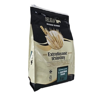 DELIKAN extrudované těstoviny s mořskou řasou 3 kg