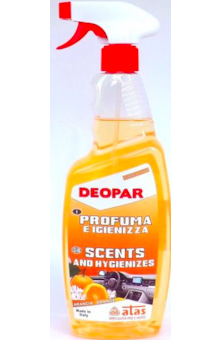 DEOPAR ATAS odstraňovač zápachu z interiéru s vůní Pomeranč 750ml