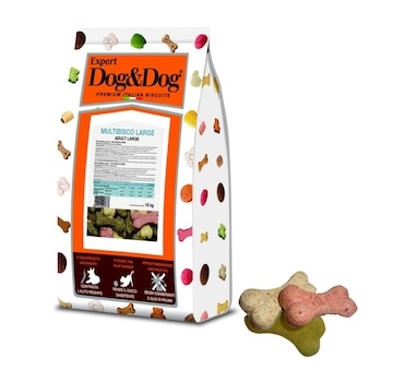 Dog & Dog Expert Multibisco velké sušenky 15 kg