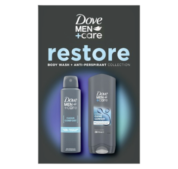 Dove Men+Care kazeta Clean Comfort - 250ml+150ml