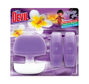 Dr. Devil tekutý WC blok neutro efekt 3x55ml Sunset blossom