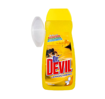 Dr. Devil WC gel s košíčkem 400ml 3v1 Lemon