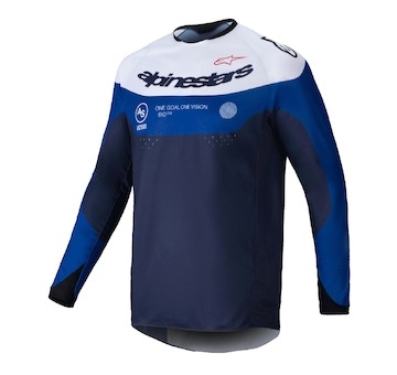 dres PRO-DURA, ALPINESTARS (modrá/bílá, vel. XL)