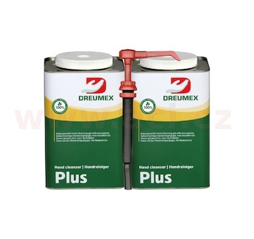 DREUMEX PLUS 2 x 4,5 L čisticí gel na ruce - žlutá + dávkovač