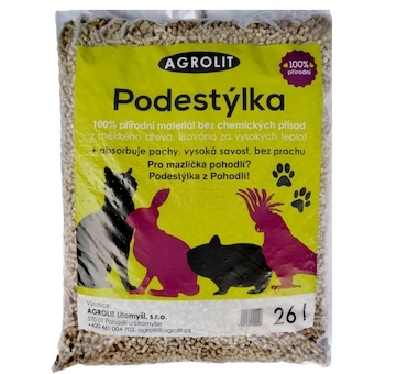 Dřevěná podestýlka Agrolit 26 l