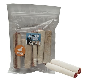 Duck Rawhide Roll JUKO Snacks 250 g