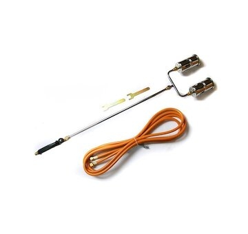 Dvojitý plynový hořák PB + hadice MAR-POL