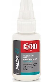Elastické rychlé lepidlo CX80 BONDICX 48 Flexible Instant Adhesive 50g