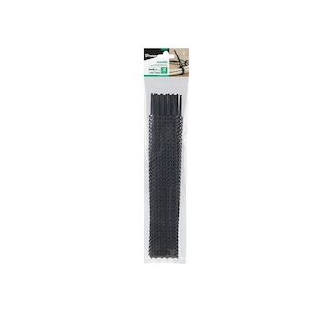 Elastické stahovací pásky 10×300 mm, 20 ks, černé - BRADAS
