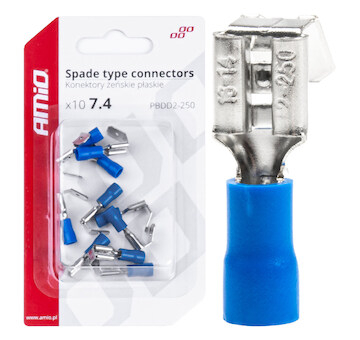 Elektrické konektory 7.4/6.3mm 1.5-2.5mm2 15A 10ks