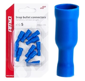 Elektrický konektor – samice (násuvka) 5mm 1.5-.25mm2 15A 10 ks