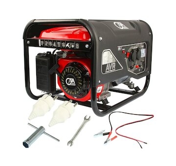 Elektrocentrála benzínová s AVR, 3200W, 2x230V, 12V CATA