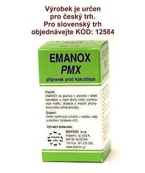 EMANOX PMX 50 ml !CZ! přírodní doplněk k lepšímu zvládnutí parazitárních problémů