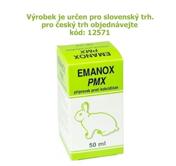 EMANOX PMX 50 ml !SK! přírodní doplněk k lepšímu zvládnutí parazitárních problémů