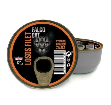 FALCO CAT losos filet, konzerva 120 g