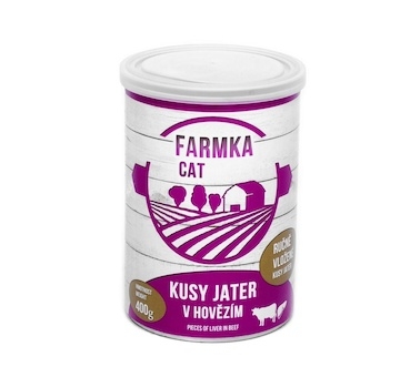 FARMKA Cat s játry, konzerva 400 g