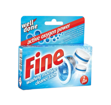 Fine tablety na čištění pračky Welldone, 2 ks