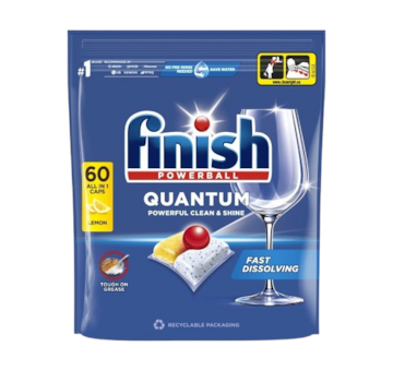 Finish Quantum Max Lemon sparkle, 60ks, kapsle do myčky