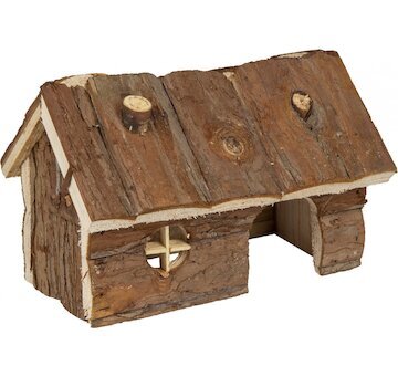 FLAMINGO domeček HOUSE GRITTY WOOD M 19,5x13x13cm