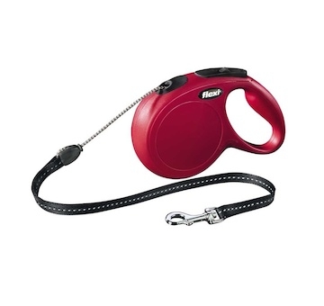 Flexi New Classic Cord M 8 m (20 kg) červená