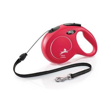 Flexi New Classic lanko M 8 m (20 kg) červená