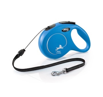 Flexi New Classic lanko M 8 m (20 kg) modrá