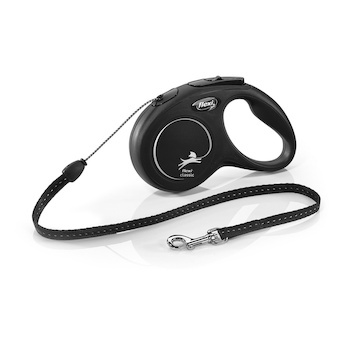 Flexi New Classic lanko S 5 m (12 kg) černá