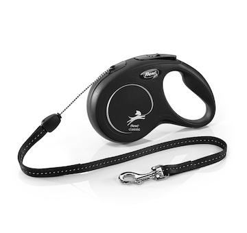 Flexi New Classic lanko S 8 m (12 kg) černá
