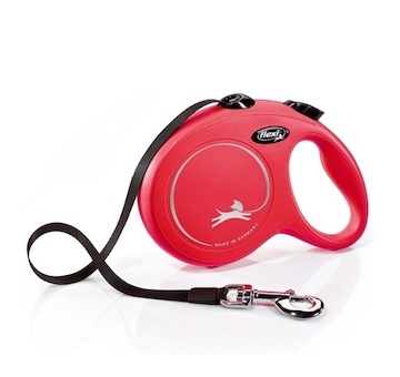 Flexi New Classic pásek L 5 m (50 kg) červená