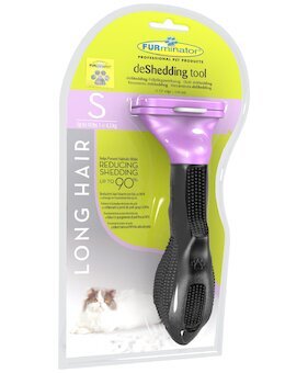 FURminator vyčesávací hrablo pro dlouhosrsté kočky malých plemen