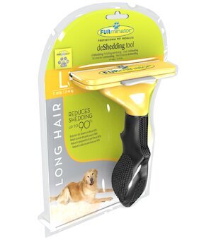 FURminator vyčesávací hrablo pro dlouhosrsté psy velkých plemen