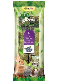 GIMBI Big stick s borůvkami 2x70g