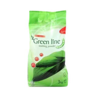 Green line Gentle 3kg univerzální prací prášek (38PD)