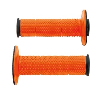 gripy FULL DIAMOND, RTECH (černé/oranžové, extra měkké, pár)