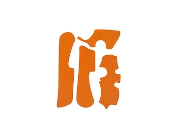 gumové protektory rámu KTM, VIBRAM (sada, oranžová)