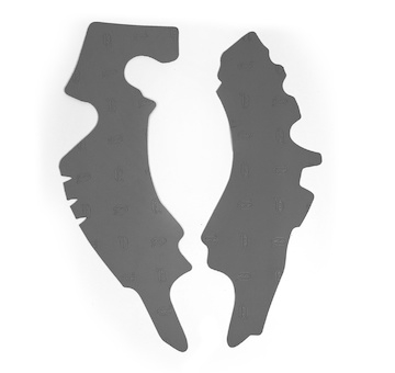 gumové protektory rámu Suzuki, VIBRAM (sada, šedá)