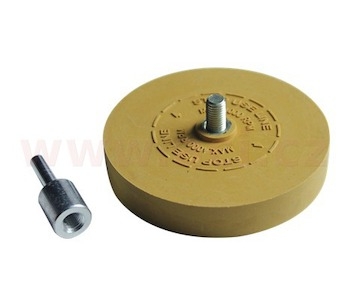 gumový kotouč na odstranění folií, samolepek, zbytků lepidel,  průměr 85 mm KUNZER