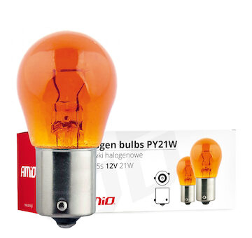 Halogenová žárovka PY21W BAU15s 12V 21W AMBER