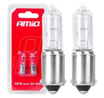 Halogenové žárovky H21W 12V 21W BAY9S white 2ks blister
