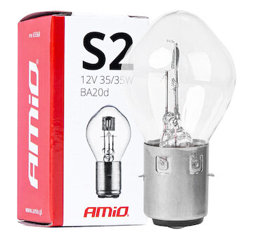 Halogenové žárovky S2 12V 35/35W BA20d 1ks