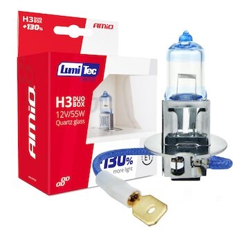 Halogenový duo blistr (2ks) sada LumiTec LIMITED +130% H3 12V 55W DUO