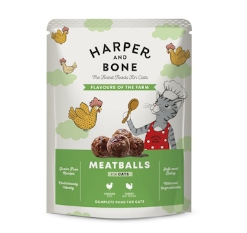 Harper and Bone Cat příchutě farmy, kapsička 85 g