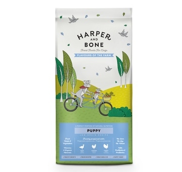 Harper and Bone Dog Puppy příchutě farmy 2 kg