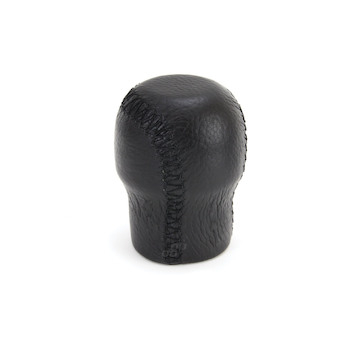 Hlavice řadicí páky kožená podnesená černé nitě