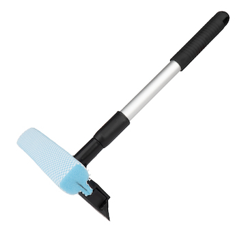 Hliníková stěrka na okna 20cm hlava 35/48cm AMIO-03853