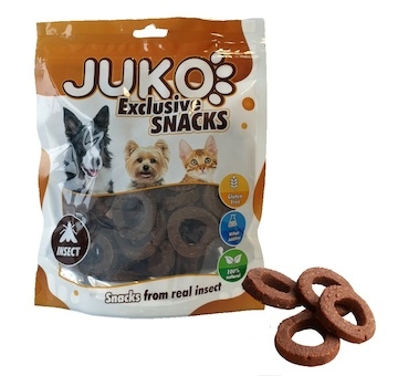 Hmyzí kroužky JUKO Exclusive Snacks 250 g