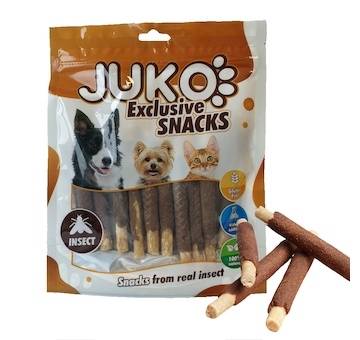Hmyzí protein na žvýkací tyčince JUKO Exclusive Snacks 250 g