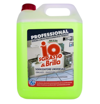 IO SGRASSO & BRILLA 5l profesionální čistící prostředek
